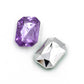 Rectangle shape Acrylic Stones | Size : H-13MM W-18MM | Qty : 200pcs | AS04
