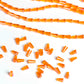 Pencil Rainbow Beads | Size : 4*8 | Qty : 5 Line-approx 72 Beads perline | GB56