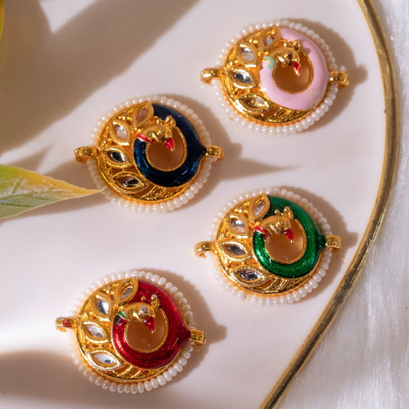 Meenakari Kundan | Size : 20mm | 12pcs