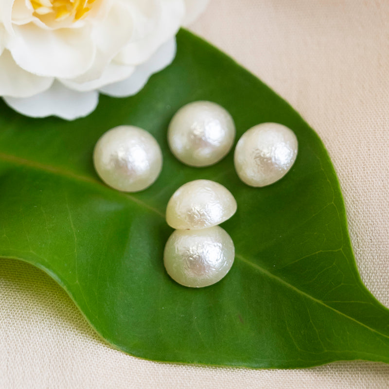 Round Shape Matt Half Pearl Beads | 500G