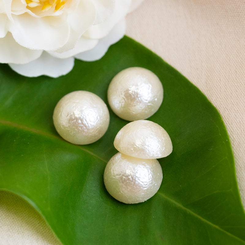 Round Shape Matt Half Pearl Beads | 500G