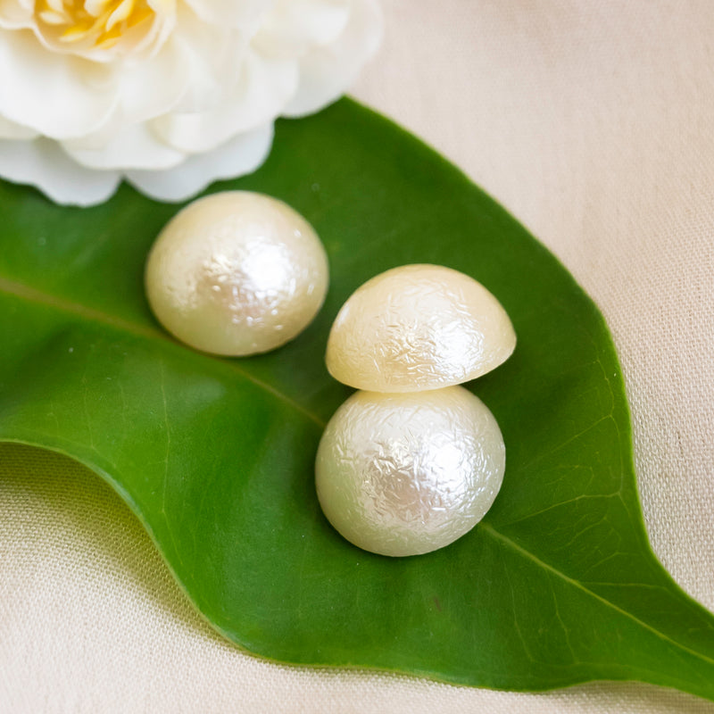 Round Shape Matt Half Pearl Beads | 500G
