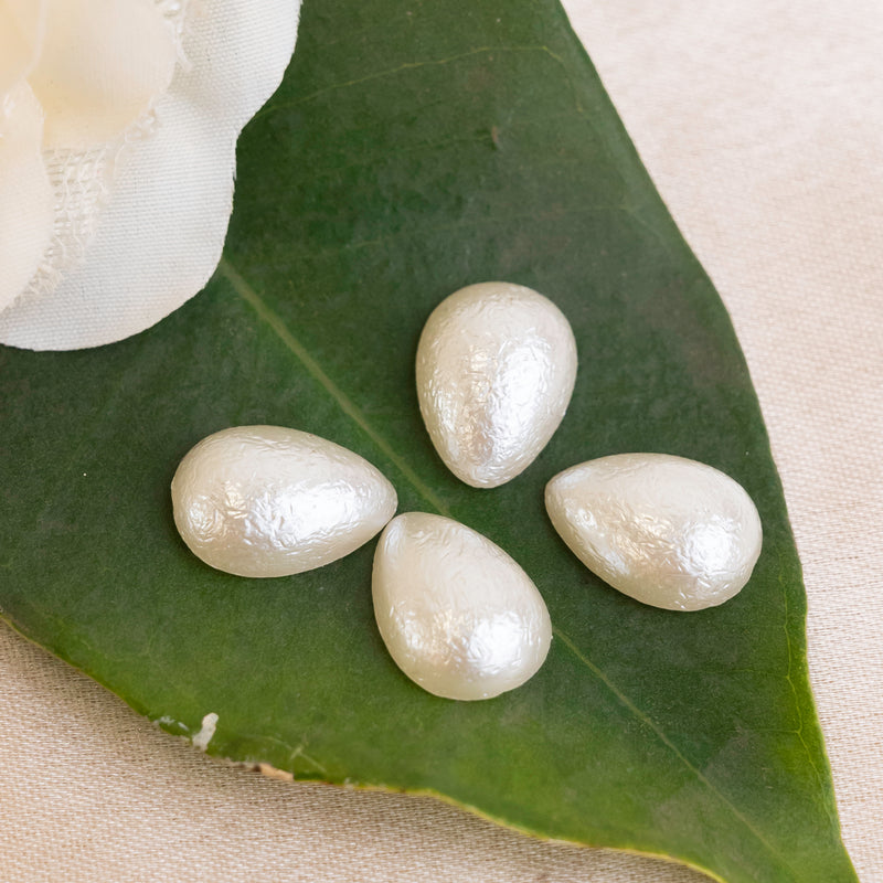 Drop Shape Matt Half Pearl Beads |  500G