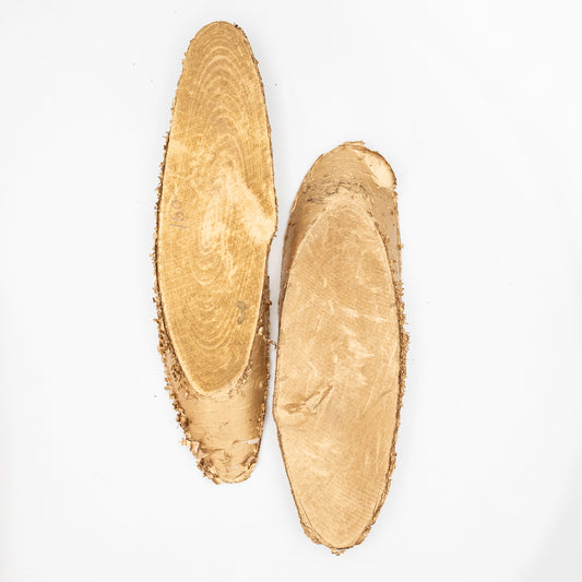 Golden Painted Wooden Slices | Size : 9.5inch | Qty : 1pc | WS02