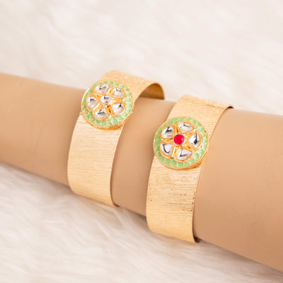 Adjustable Designer Golden Kada | Size : 20mm  | 1 Pc