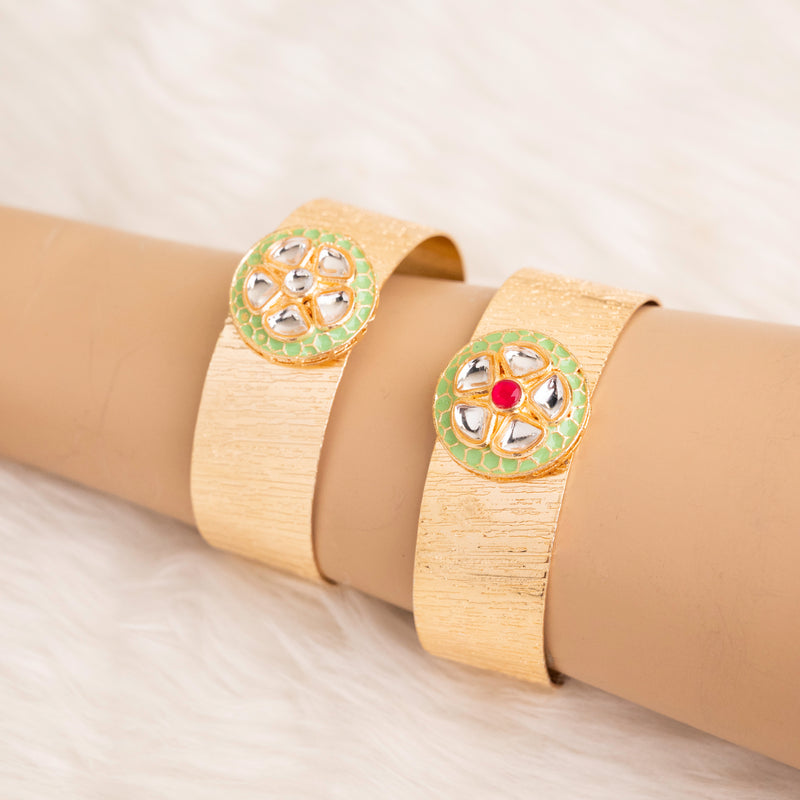 Adjustable Designer Golden Kada | Size : 20mm  | 1 Pc