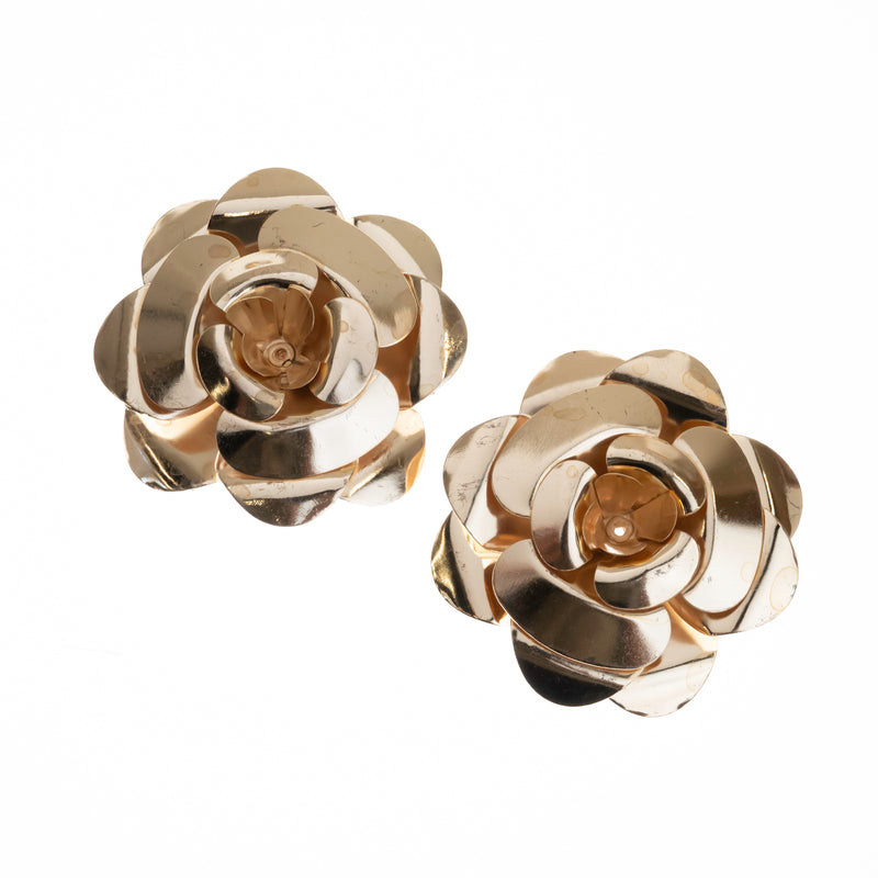 Stone Metal Flower | Size : 58mm | 06Pcs