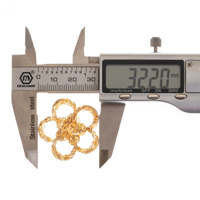 Wire Jewellery Design( W-11 )| Size : 32mm | 10Pcs