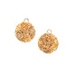 Wire Jewellery Design Round Embossed | Size : 12mm | Qty : 20pcs | WR70