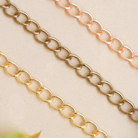 MS Iron Chain | Size : H-10mm W-14mm | 01 Mtr | MSC03