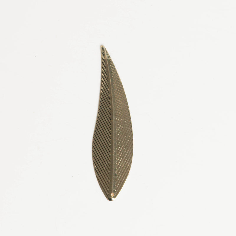 Metal art leaf | Size : 74mm | 20 Pcs | F-1-12