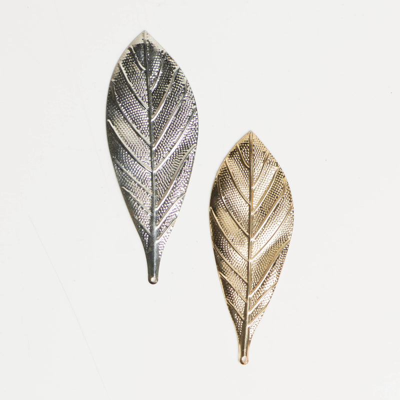 Metal art leaf | Size  : 65mm | 10 Pcs | F-1-30