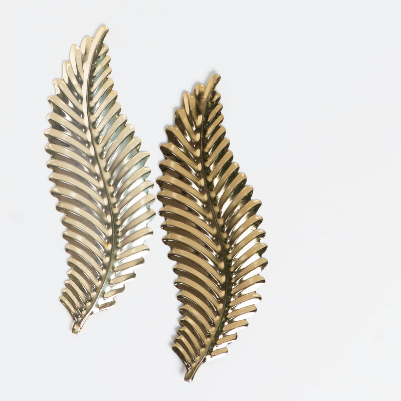 Metal art leaf | Size : 155mm | 10 Pcs | F-3-18