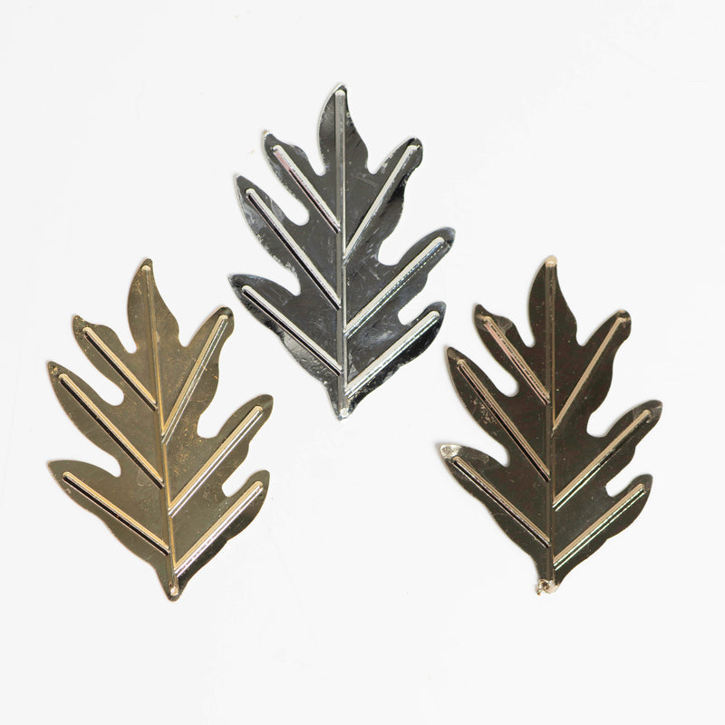 Metal art leaf | Size : 82mm | 20 Pcs | F-4-34