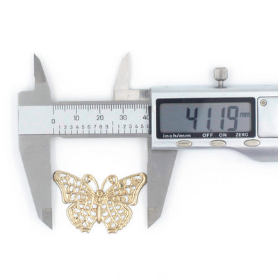 Metal Art Butterfly | Size : 40mm | 50 Pcs ( F-6-6 )