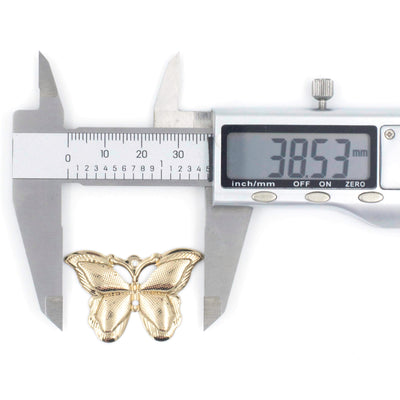 Metal Art Butterfly | Size : 38mm | 50 Pcs ( F-6-7 )