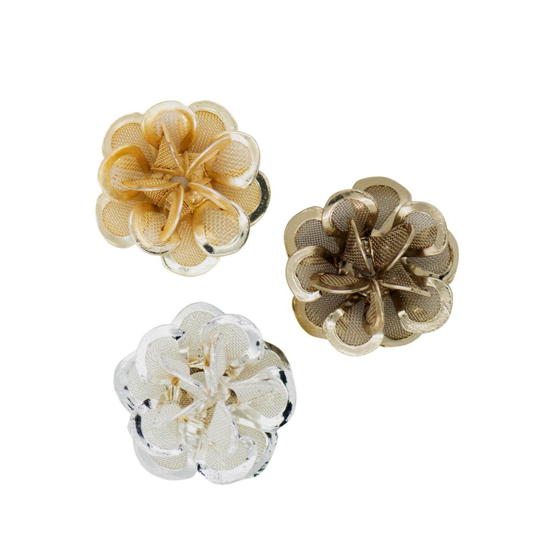 Metal Art Flower | Size : 21mm | 50 Pcs ( F-8-13 ) | MA494