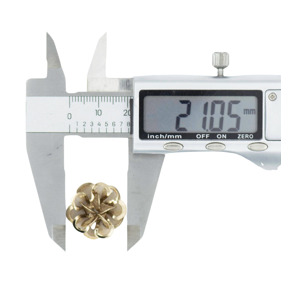 Metal Art Flower | Size : 21mm | 50 Pcs ( F-8-13 ) | MA494